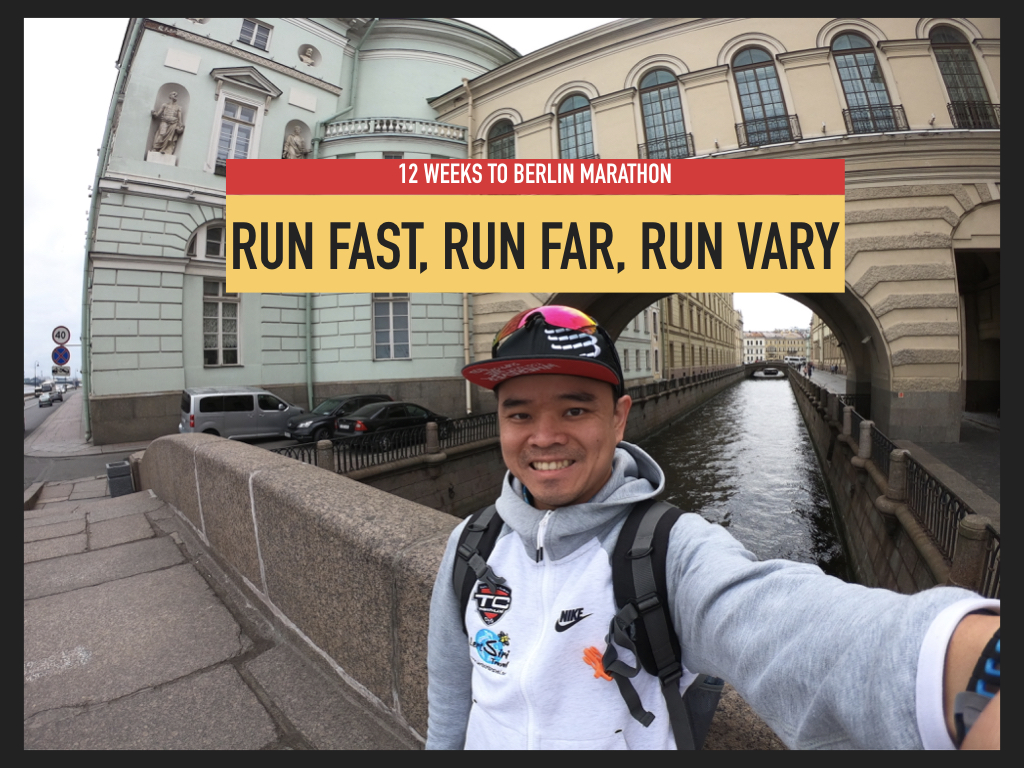 12 weeks to Berlin Marathon : run fast , run far, run vary 